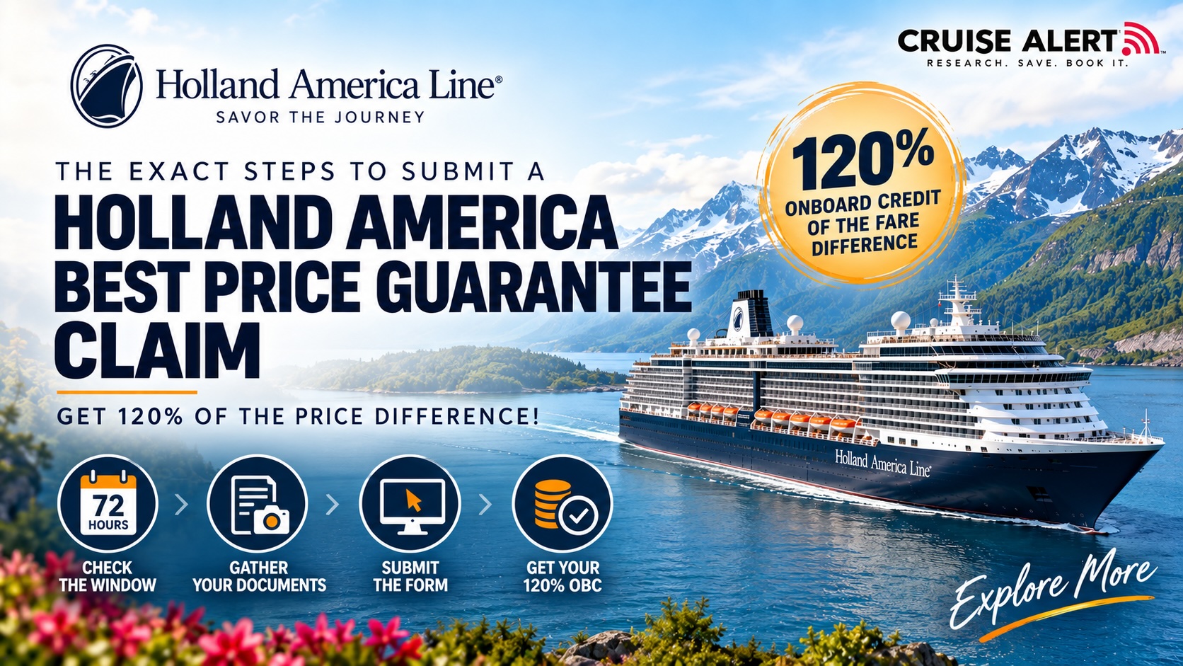 holland america best price guarantee claim and guide